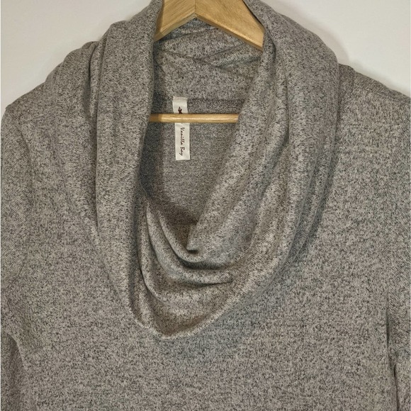 Vanilla Bay Cowl Neck Gray Pullover Sweater - Picture 5 of 7
